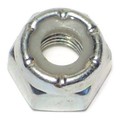 Midwest Fastener Nylon Insert Lock Nut, 1/4"-28, Steel, Grade 2, Zinc Plated, 100 PK 03661